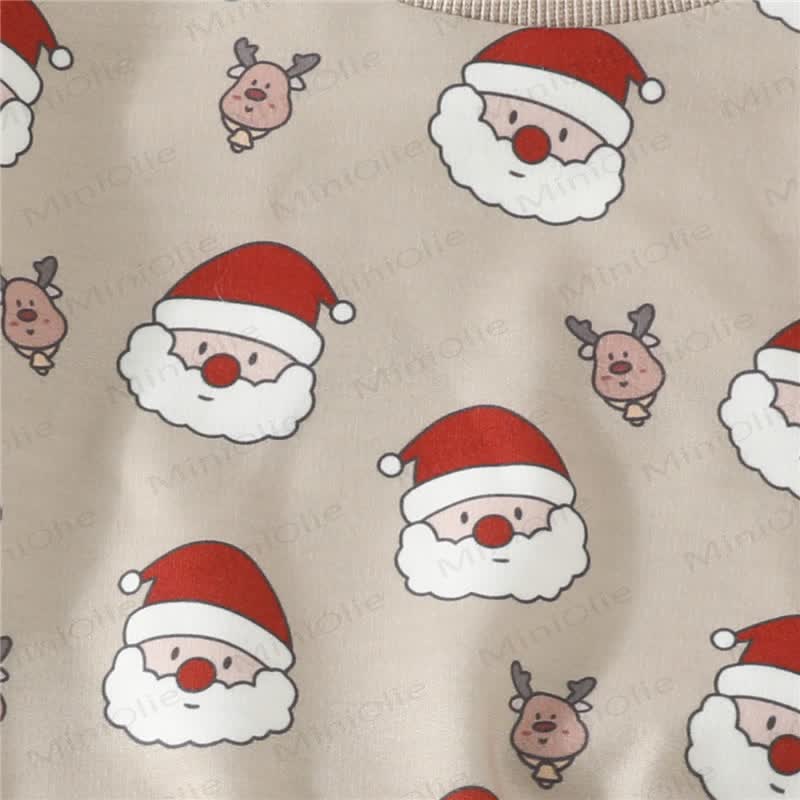 Baby Christmas Santa Claus Elk 2 Pieces Set - image 5