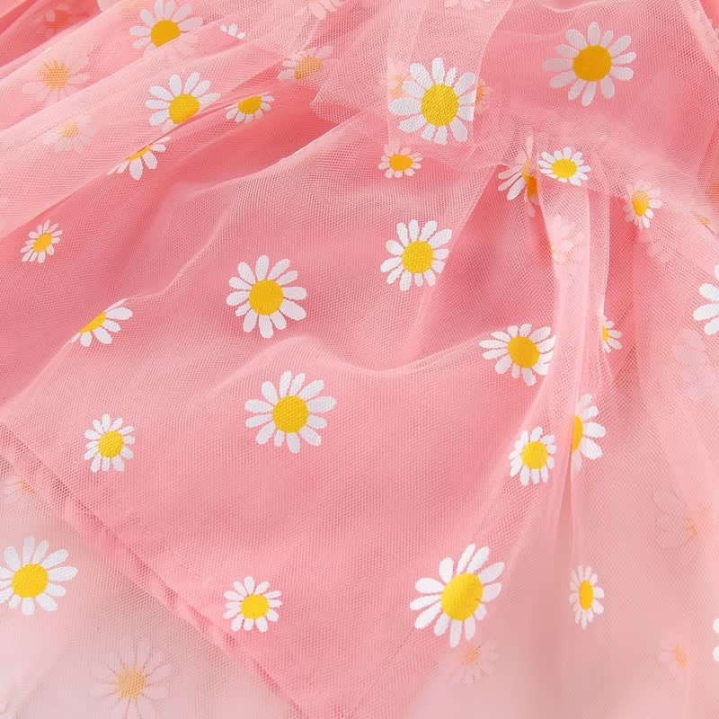 Toddler Daisy Tulle Layered Dress - image 11