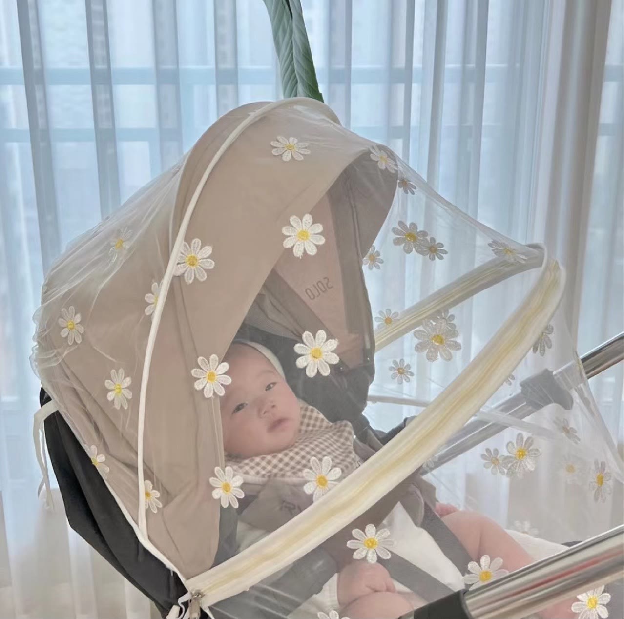 Baby Stroller Daisy Mosquito Net - image 4