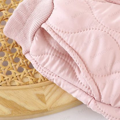 Toddler Quilted Warm Sweatshirt and Jogger 2-piece Set - image 8