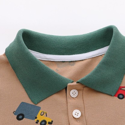 Baby 2-Piece Polo Vehicle Denim Set - image 25