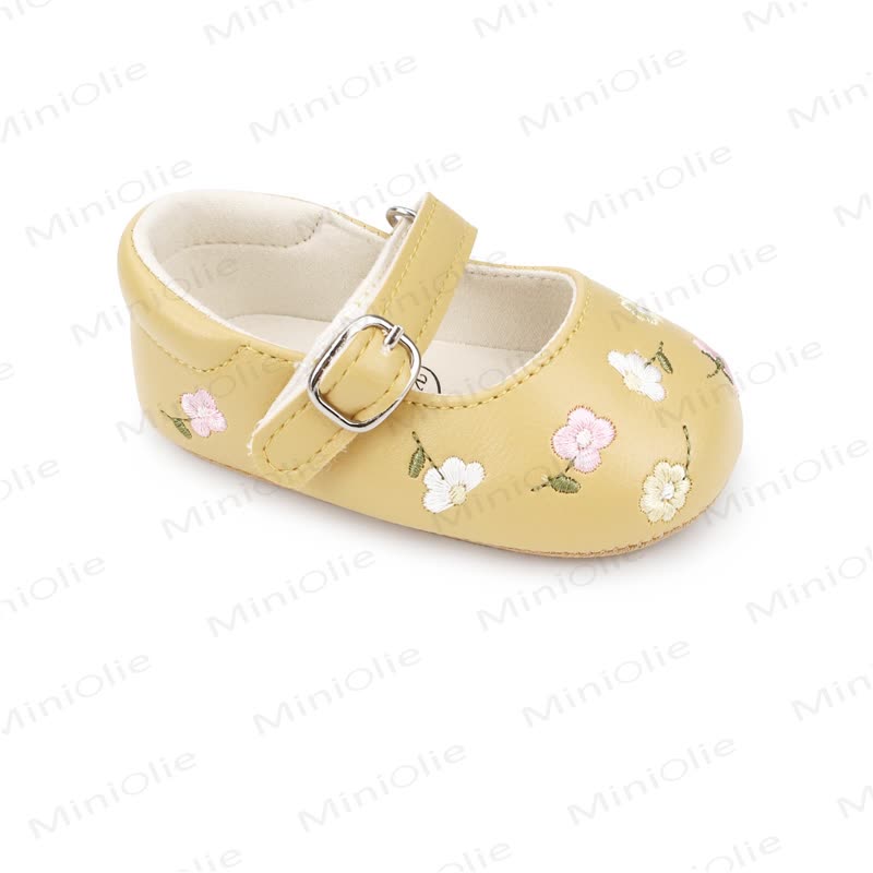 Baby Flower Embroidered Shoes - image 23