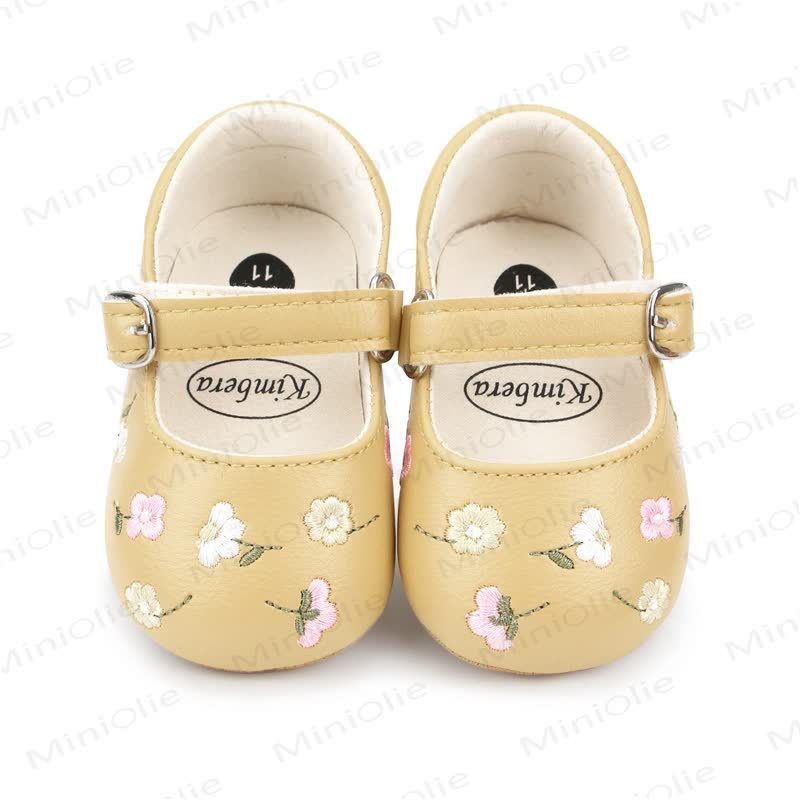 Baby Flower Embroidered Shoes - image 21