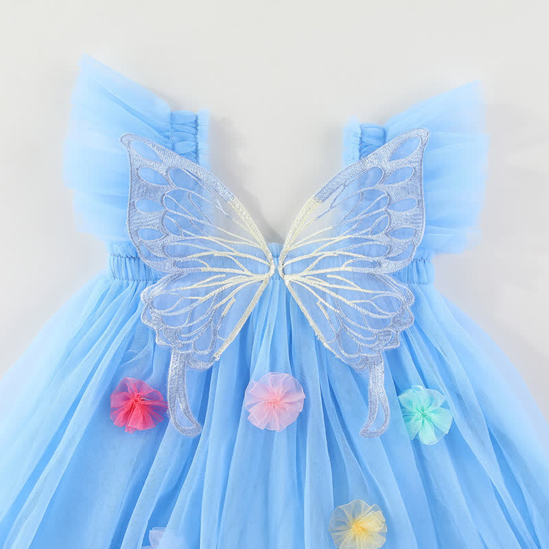 Toddler Butterfly Wings Tulle Dress - image 24