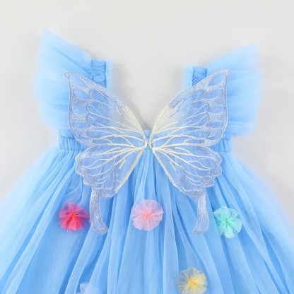 Toddler Butterfly Wings Tulle Dress - image 24
