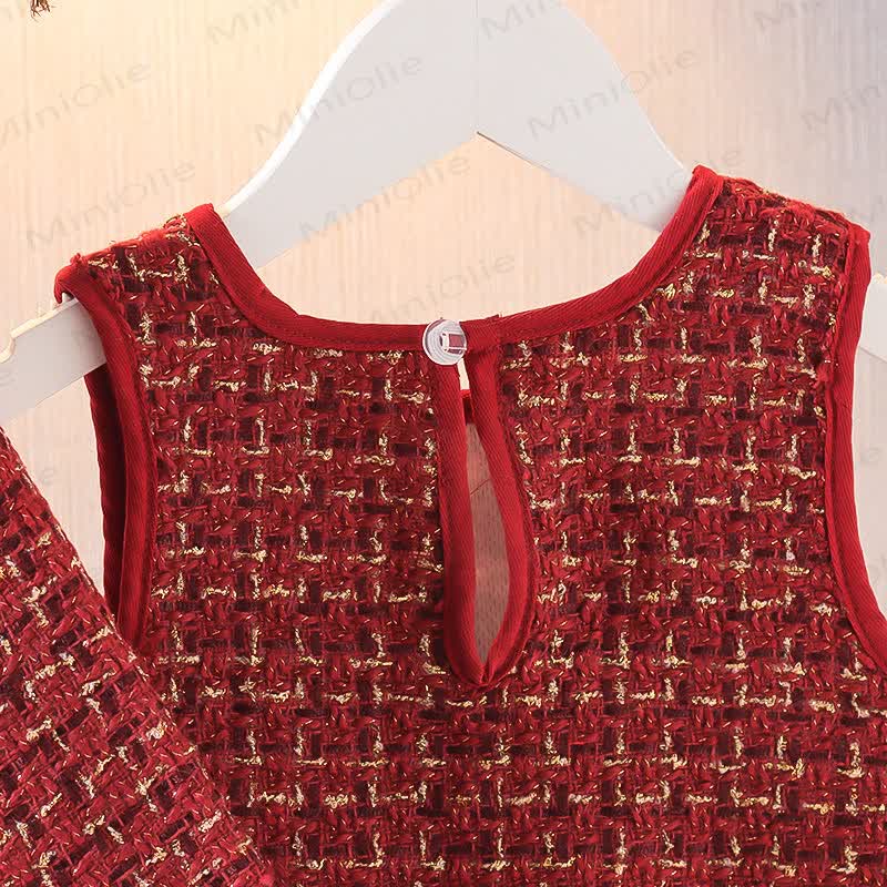 Baby Toddler Bow Sweet Red Set - image 13