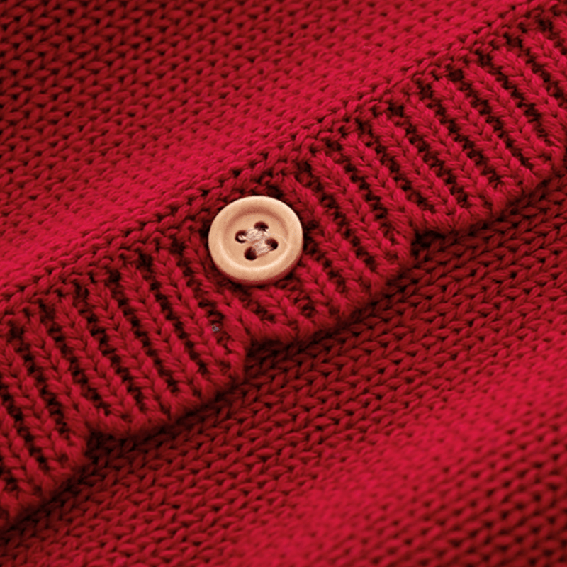 Baby Red Cardigan/Dress with headband - image 12