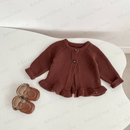 Baby Ruffled Cardigan/Striped Shorts - image 10