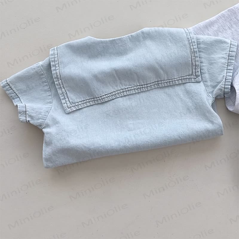 Baby Toddler Peter Pan Collar 2-piece Set - image 4