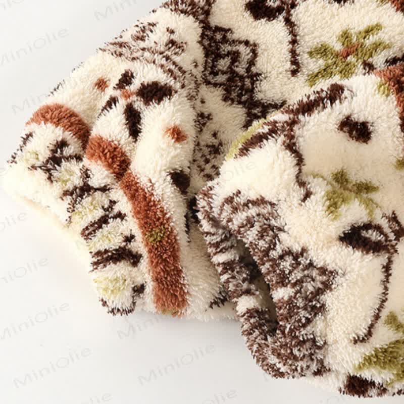 Toddler Plush Zip Up Lounge 2-piece Set - image 8