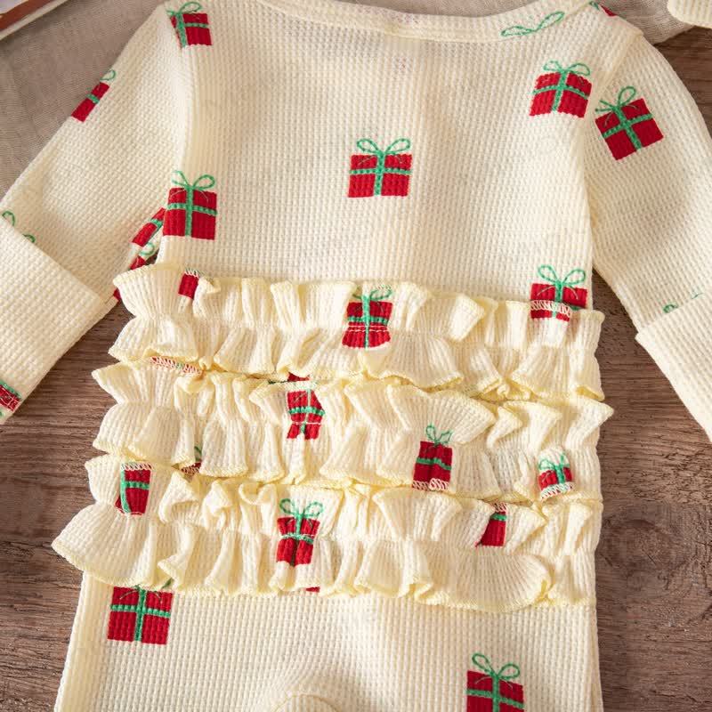 Baby Headscarf Christmas Romper - image 23