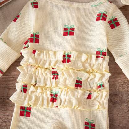 Baby Headscarf Christmas Romper - image 23