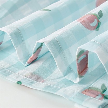 Toddler Green Plaid Peach Lovely Dress - image 6