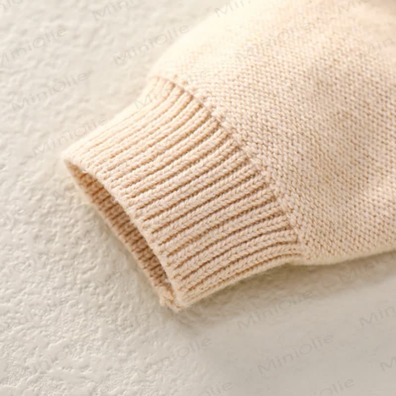 Baby Bear Cable Knit Cardigan and Pants 2-piece Set - image 8