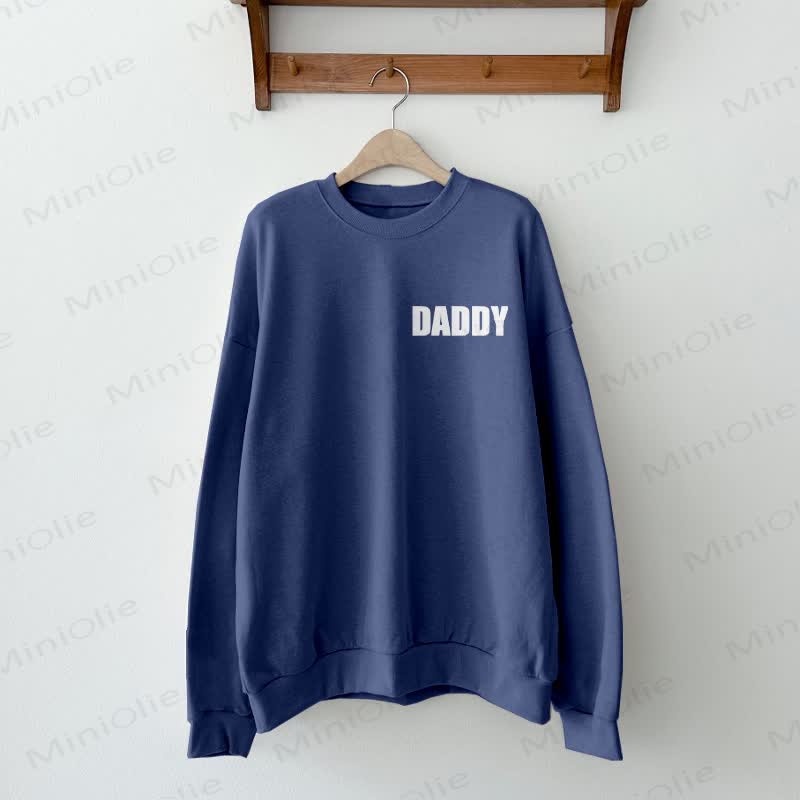DADDY/LOOK LIKE MY DADDY Daddy and Me Sweatshirt/Set - Blue - Dad Sweatshirt: XL - image 11
