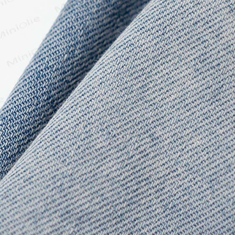 Toddler Boys Denim Solid Blue Pants - image 8