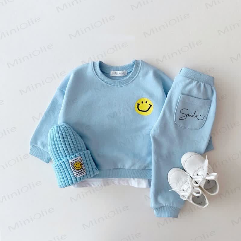 SMILE Baby Loose 2 Pieces Set - Light Blue - 3-5T - image 6