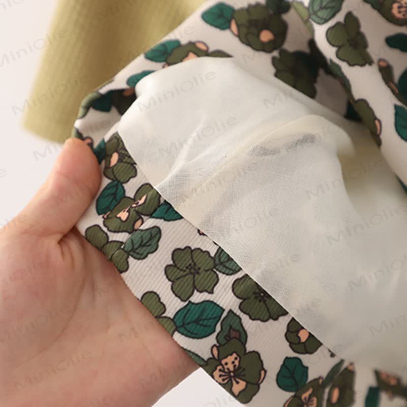 Baby Toddler Girl Flower Fake 2pcs Dress - image 8