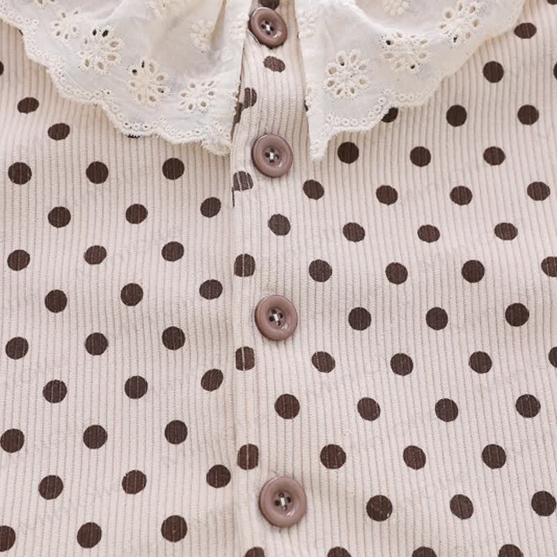 Baby Toddler Girl Flower Dot 2-piece Set - image 21