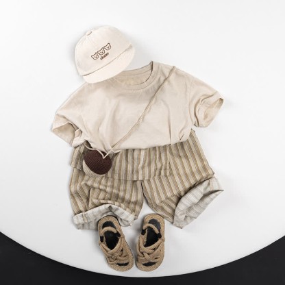 Toddler Vertical Striped Chic Design Pants - image 9