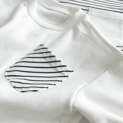 Toddler Striped Base Layer Simple T-Shirt - image 16