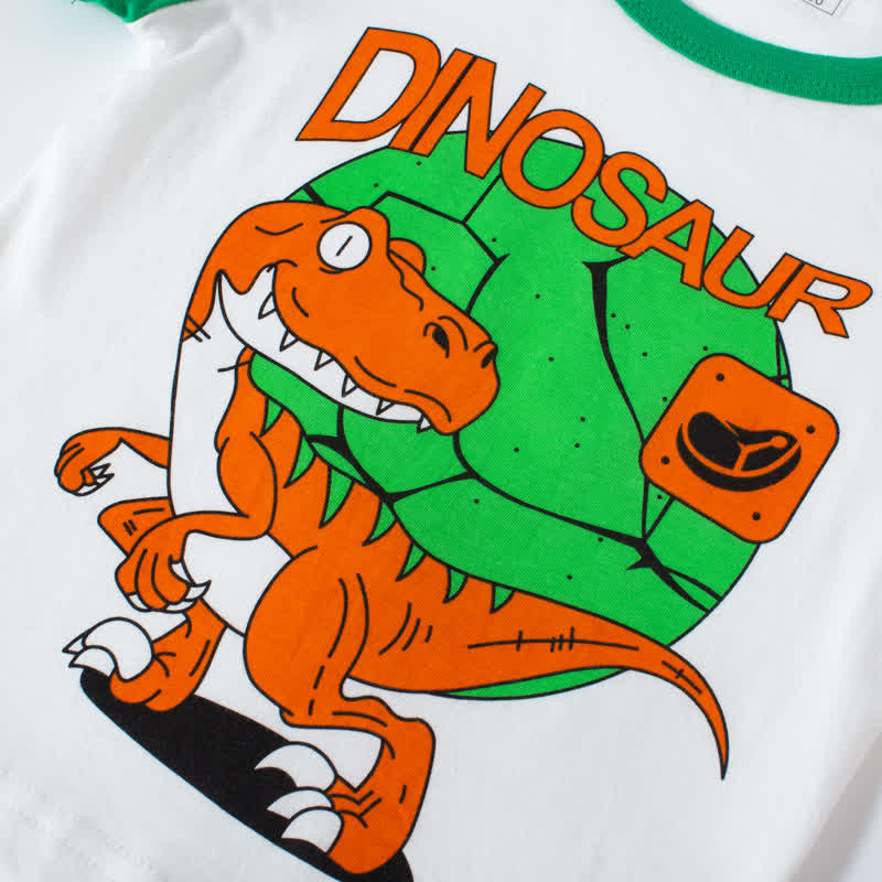 DINOSAUR Kid Boy Raglan T-Shirt - image 6