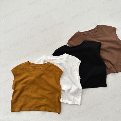 Toddler Solid Color Tank Top T-shirt - image 8