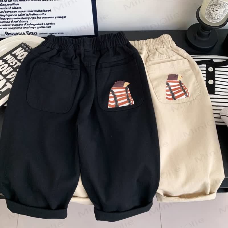 Baby Toddler Bear Pants - Black - 5-7T - image 4