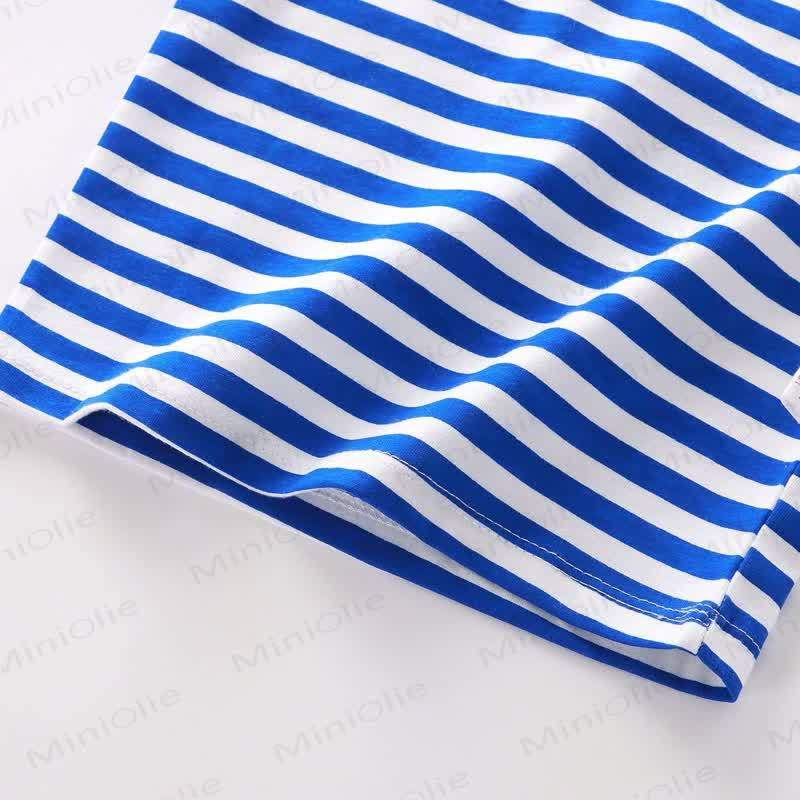 Kids Simple Striped Base Layer T-Shirt - image 8