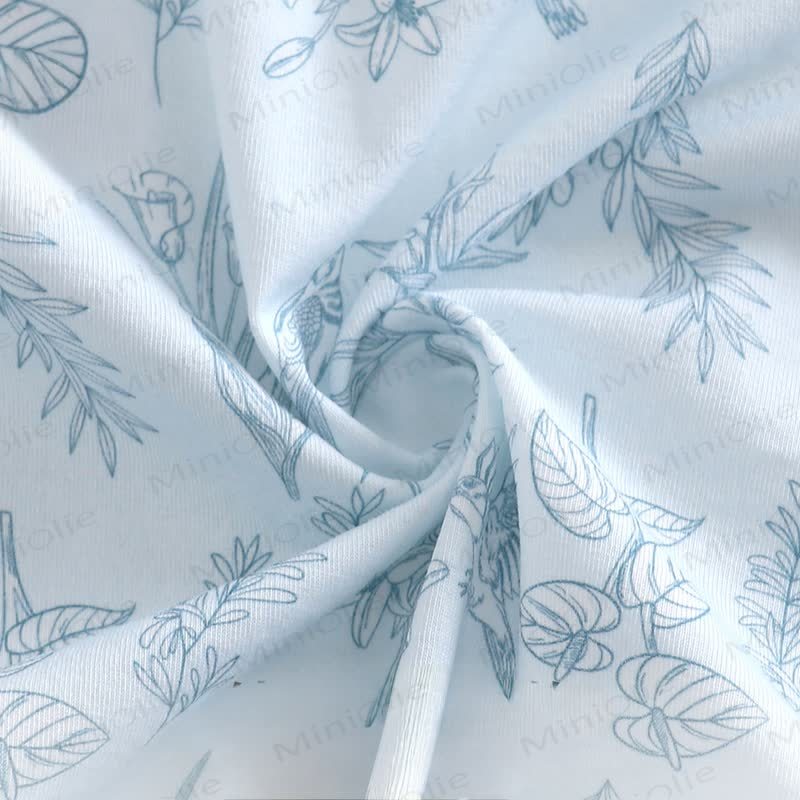 Baby Birds and Flowers Kimono Romper - image 8