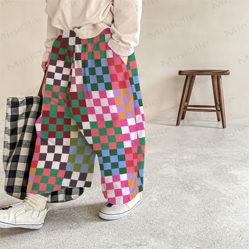 Baby Mosaic Print Pants - Multicolor - 2-3T - image 1