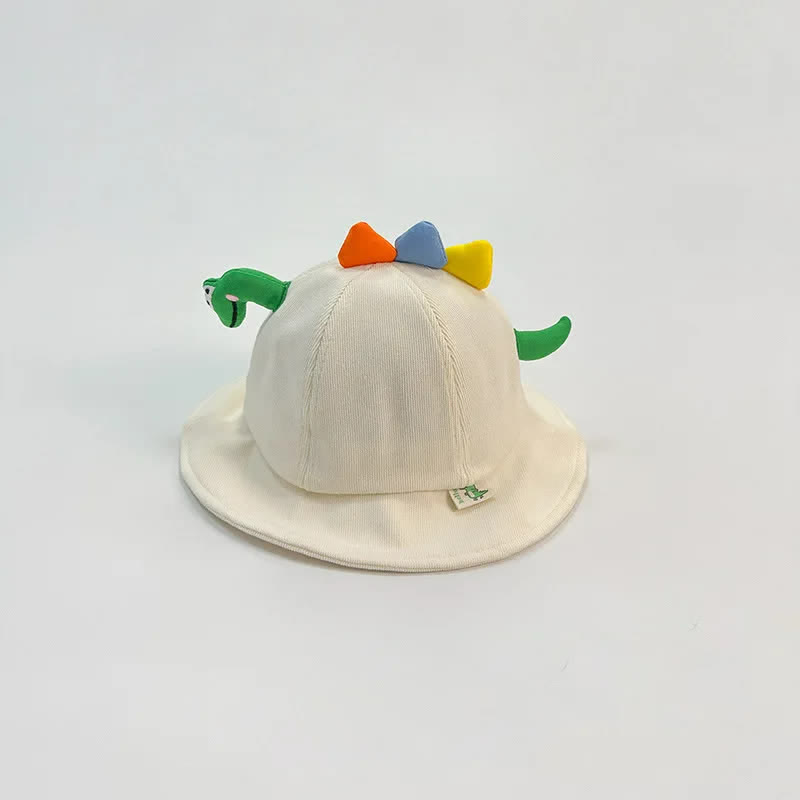 Baby Toddler 3D Dino Bucket Hat - Beige - 1-4T - image 4