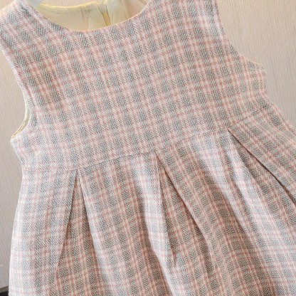 Toddler Plaid Dress and Cardigan with Bag - image 5