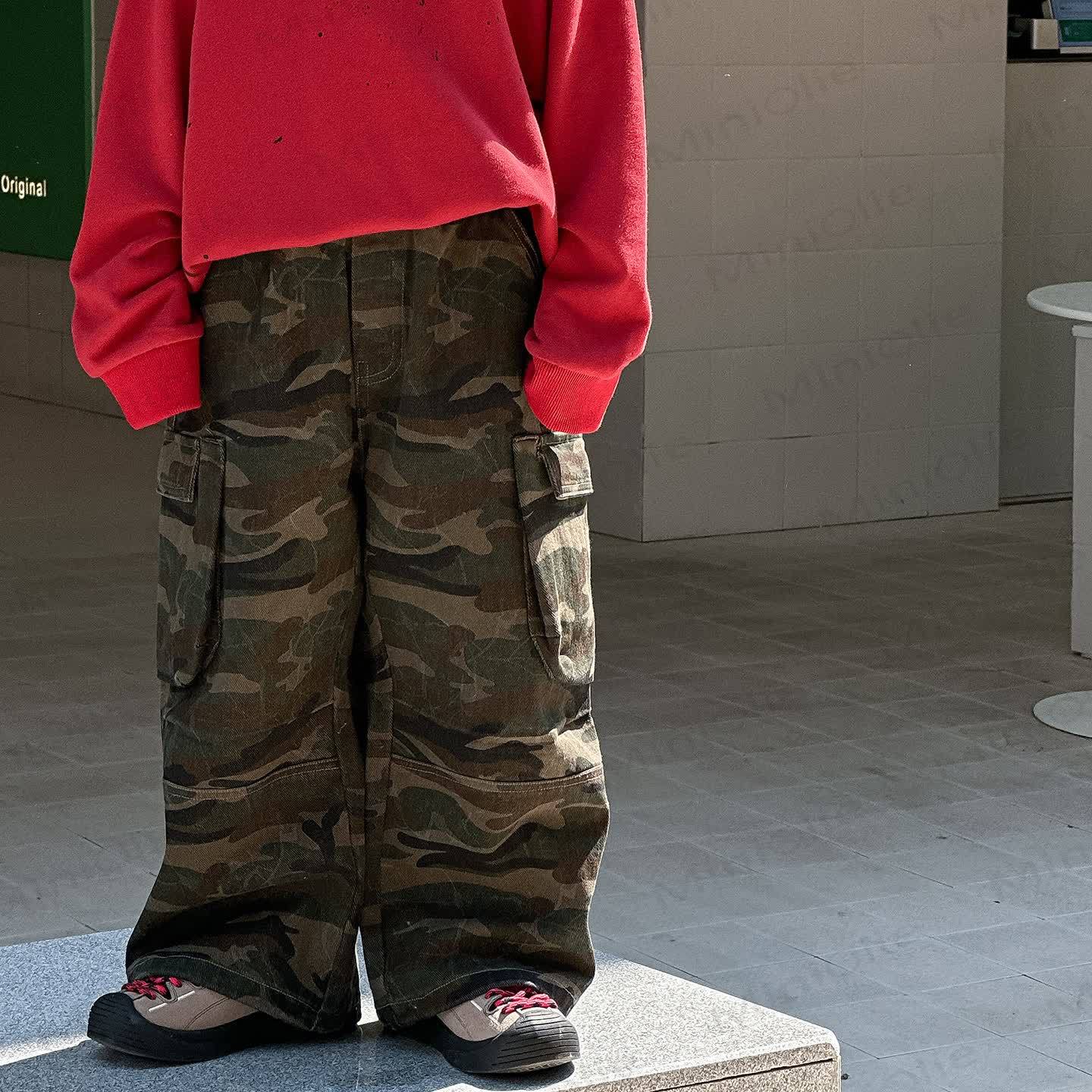 Toddler Boy Camouflage Worker Pants - image 6