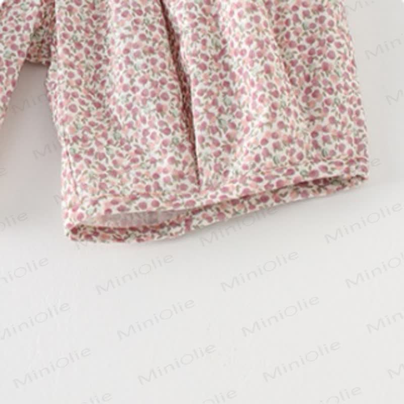 Baby Pink Bunny Tee and Floral Pants 2-piece Set - image 7