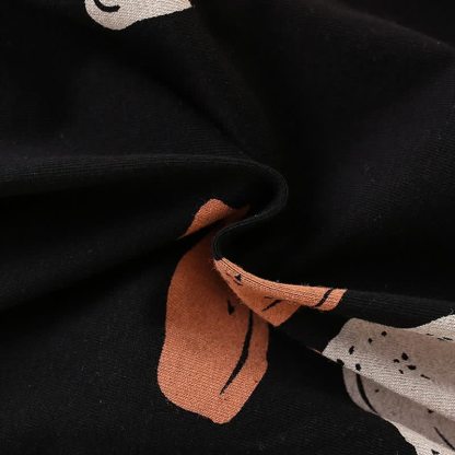 Toddler Kid Black Graffiti Flower Dress - image 8