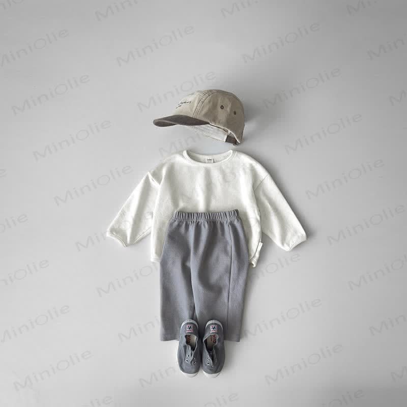 Baby Toddler Solid Color Loose T-Shirt - image 7