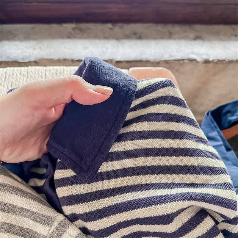 Toddler Polo Striped Casual Soft T-shirt - image 9