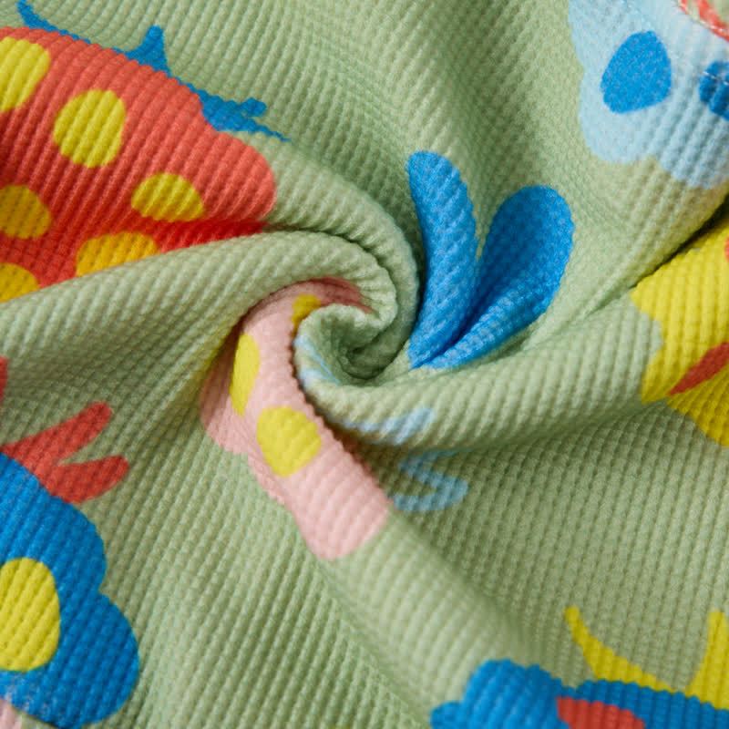 Baby Grey Green Multicolor Fruit Love Waffle 2-piece Set - image 6