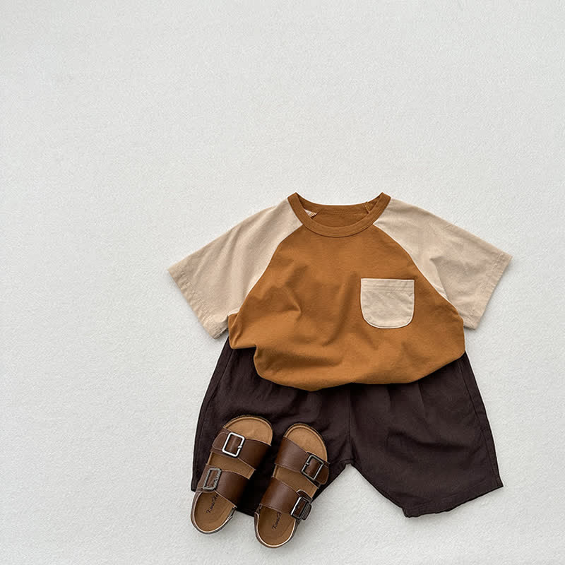 Toddler Contrast Color Raglan T-Shirt - image 9