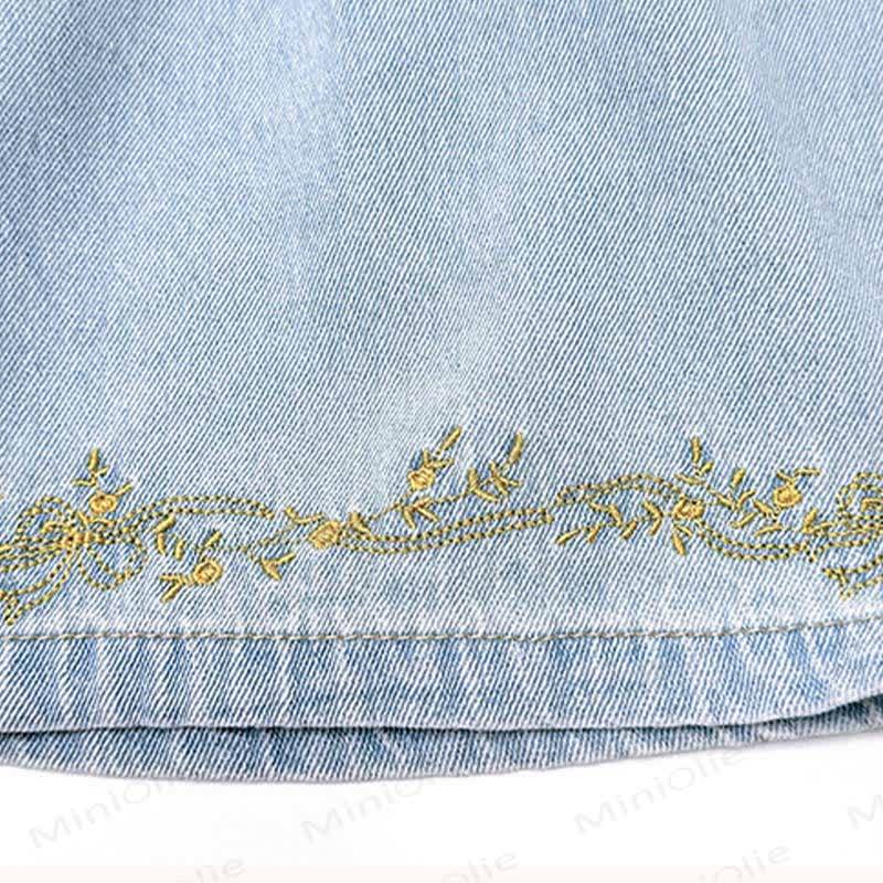 Toddler Kid Girls Lace Sleeveless Top and Pants Denim Set - image 7