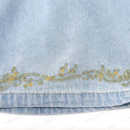 Toddler Kid Girls Lace Sleeveless Top and Pants Denim Set - image 7