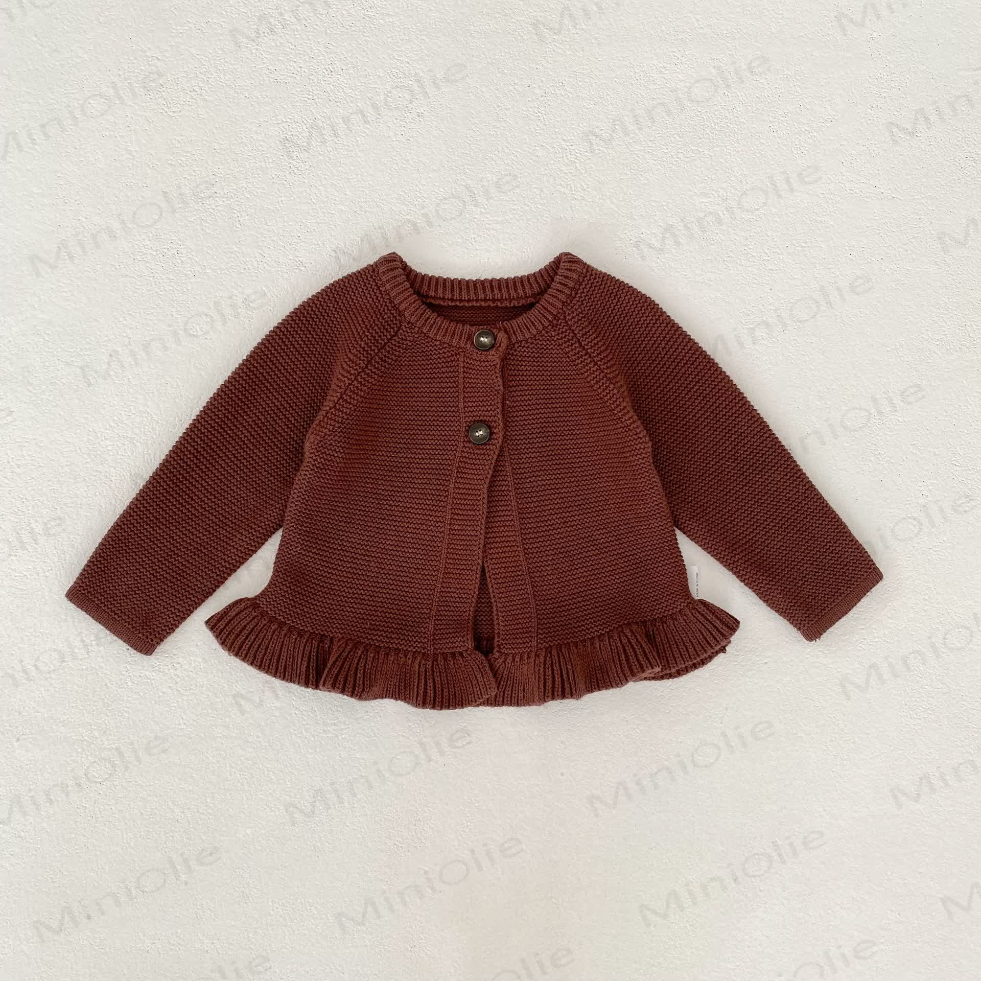 Baby Ruffled Cardigan/Striped Shorts - Cardigan - 2-3T - image 8