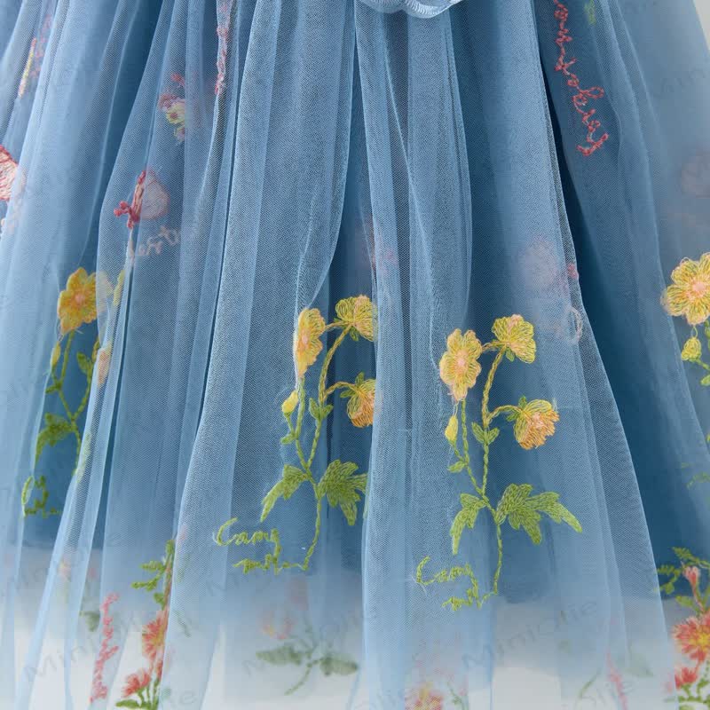 Baby Toddler Girl Butterfly Flower Mesh Dress - image 17