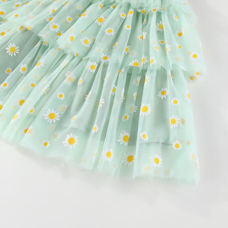 Toddler Daisy Tulle Layered Dress - image 25