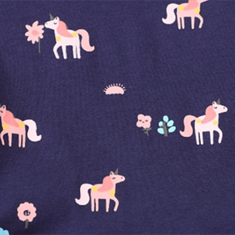 Toddler Dark Blue Unicorn Sun Dress - image 6