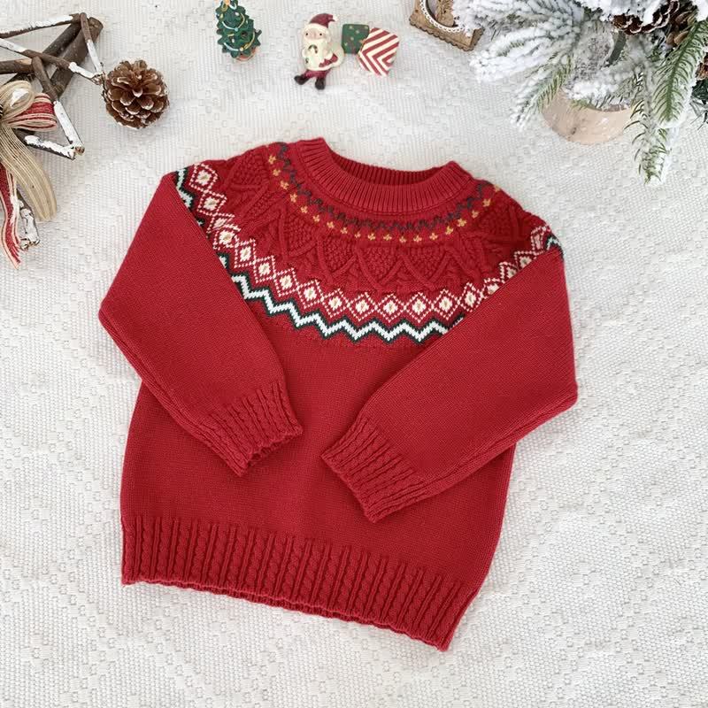 Kid Christmas Jacquard Sweater - image 5