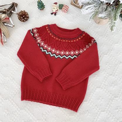 Kid Christmas Jacquard Sweater - image 5
