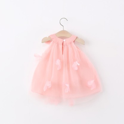 Toddler 3D Flower Bow Tulle Charming Dress - image 10