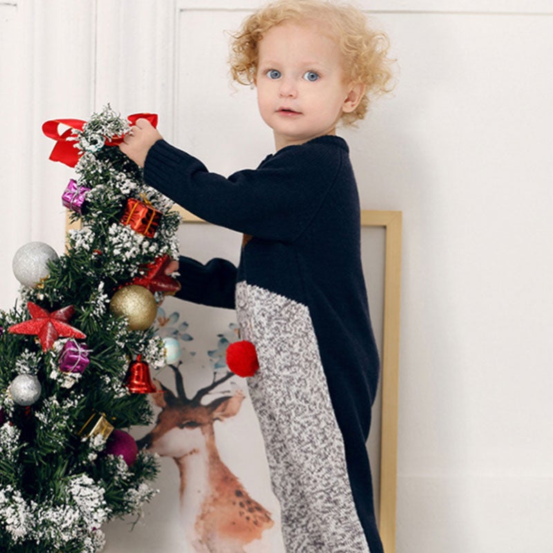 Christmas Elk Knitted Romper - image 6